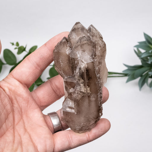 Smoky Quartz Crystal Elestial 236 g 107x50mm - InnerVision Crystals