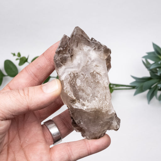 Smoky Quartz Crystal Elestial 236 g 107x50mm - InnerVision Crystals
