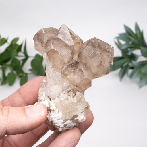 Smoky Quartz Crystal Elestial 260 g 94x67mm - InnerVision Crystals