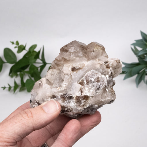 Smoky Quartz Crystal Elestial 500 g 90x79mm - InnerVision Crystals