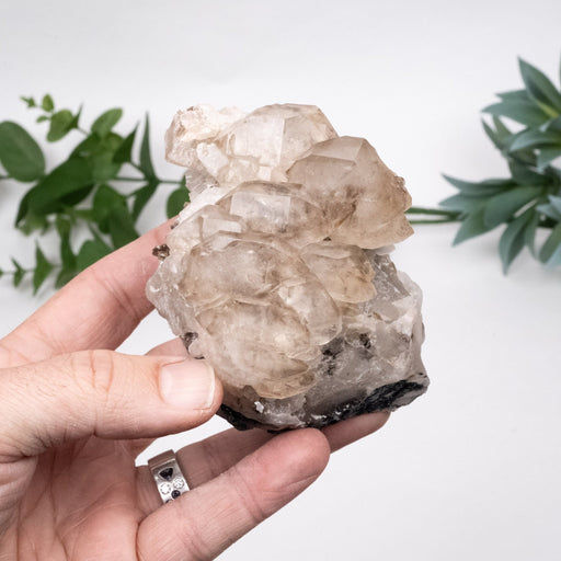 Smoky Quartz Crystal Elestial 500 g 90x79mm - InnerVision Crystals