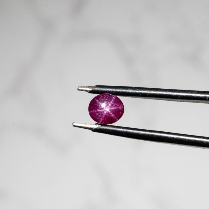 Star Ruby 1 ct 5x4mm - InnerVision Crystals