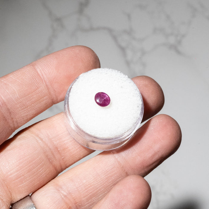 Star Ruby 1 ct 6x5mm - InnerVision Crystals