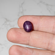 Star Ruby 10.85 ct 13x11mm - InnerVision Crystals