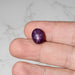 Star Ruby 10.85 ct 13x11mm - InnerVision Crystals