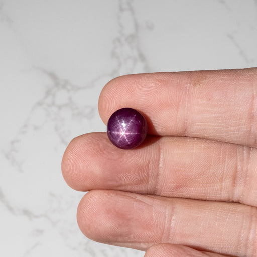 Star Ruby 11.10 ct 11.75mm - InnerVision Crystals