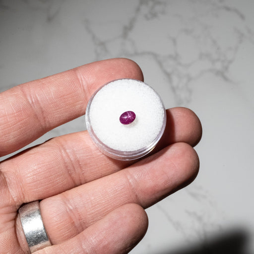 Star Ruby 1.15 ct 6x4mm - InnerVision Crystals