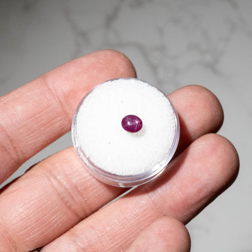 Star Ruby 1.25 ct 5x4mm - InnerVision Crystals