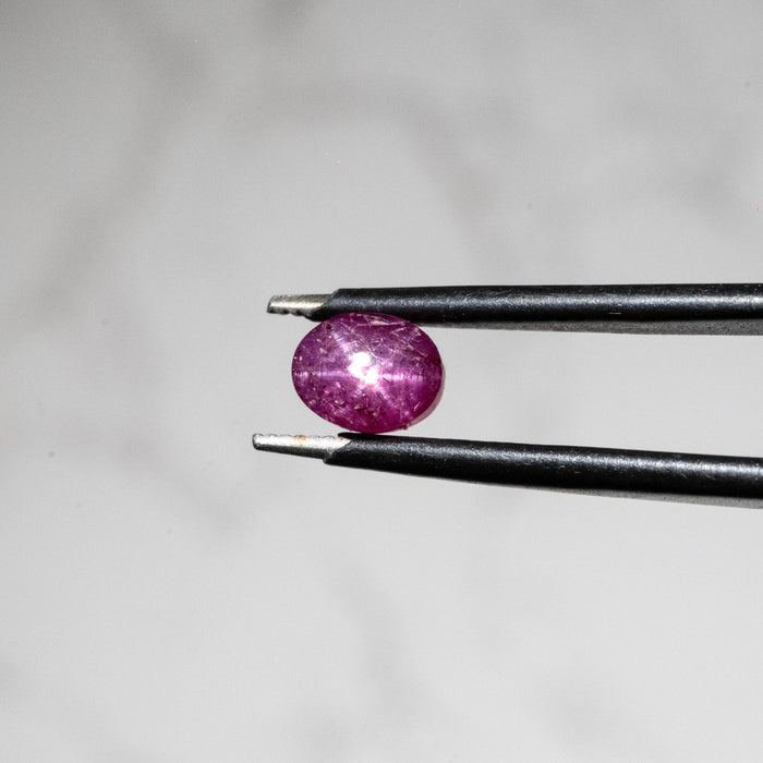 Star Ruby 1.25 ct 6x4mm - InnerVision Crystals