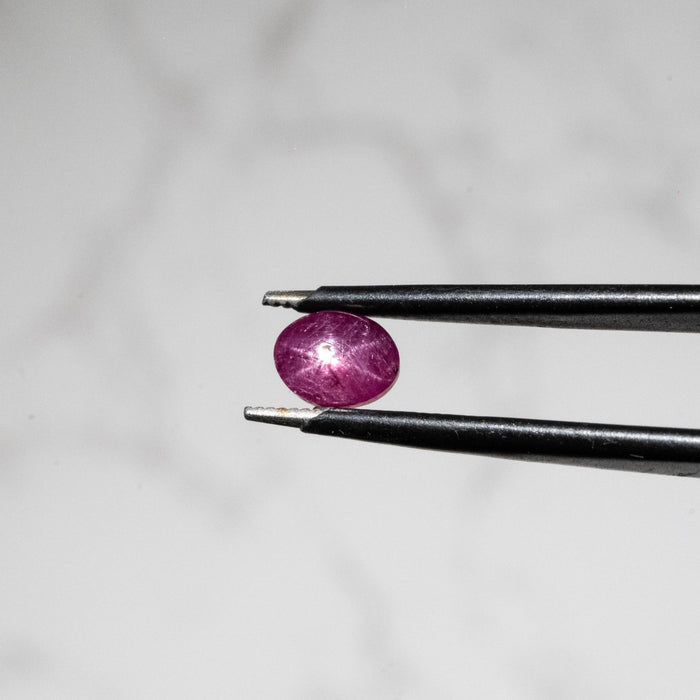 Star Ruby 1.25 ct 6x5mm - InnerVision Crystals