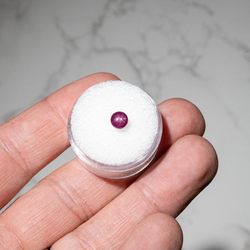 Star Ruby 1.30 ct 5x4mm - InnerVision Crystals