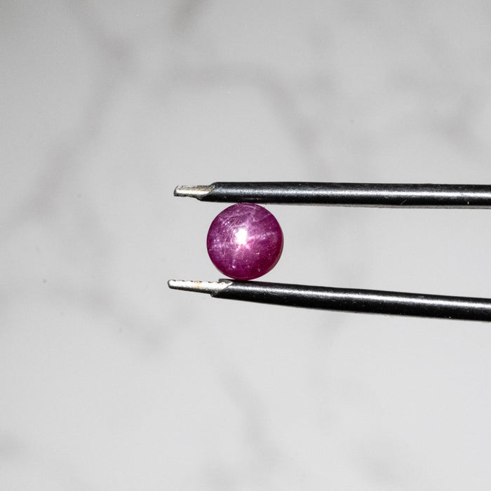 Star Ruby 1.30 ct 5x4mm - InnerVision Crystals