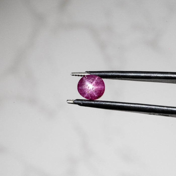 Star Ruby 1.35 ct 5x4mm - InnerVision Crystals