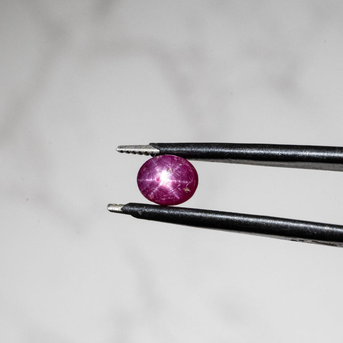 Star Ruby 1.35 ct 5x4mm - InnerVision Crystals