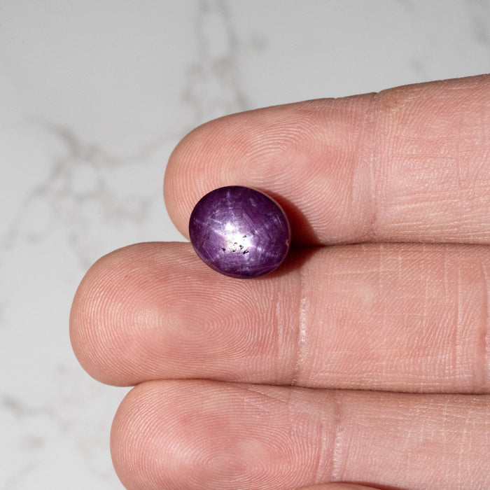 Star Ruby 14.20 ct 12x11mm - InnerVision Crystals