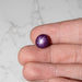 Star Ruby 14.20 ct 12x11mm - InnerVision Crystals