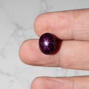 Star Ruby 14.35 ct 13x11mm - InnerVision Crystals