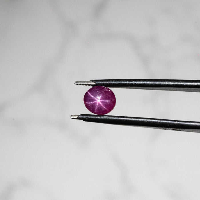 Star Ruby 1.55 ct 6x5mm - InnerVision Crystals
