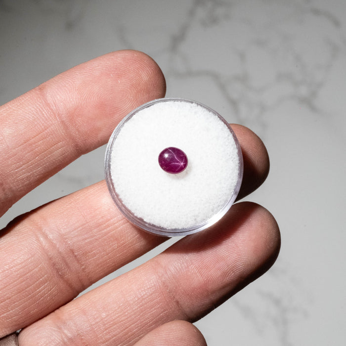 Star Ruby 1.55 ct 6x5mm - InnerVision Crystals