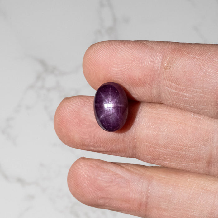 Star Ruby 16.30 ct 15x10mm - InnerVision Crystals