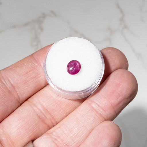 Star Ruby 1.65 ct 7.5x6mm - InnerVision Crystals