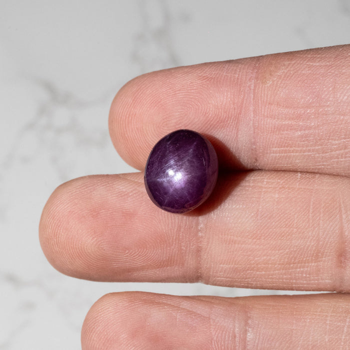 Star Ruby 17.15 ct 13x11mm - InnerVision Crystals