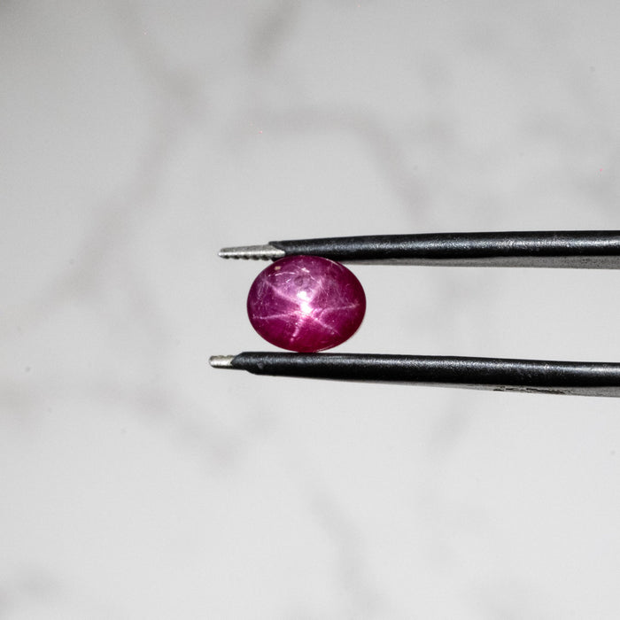 Star Ruby 2.05 ct 7x5mm - InnerVision Crystals