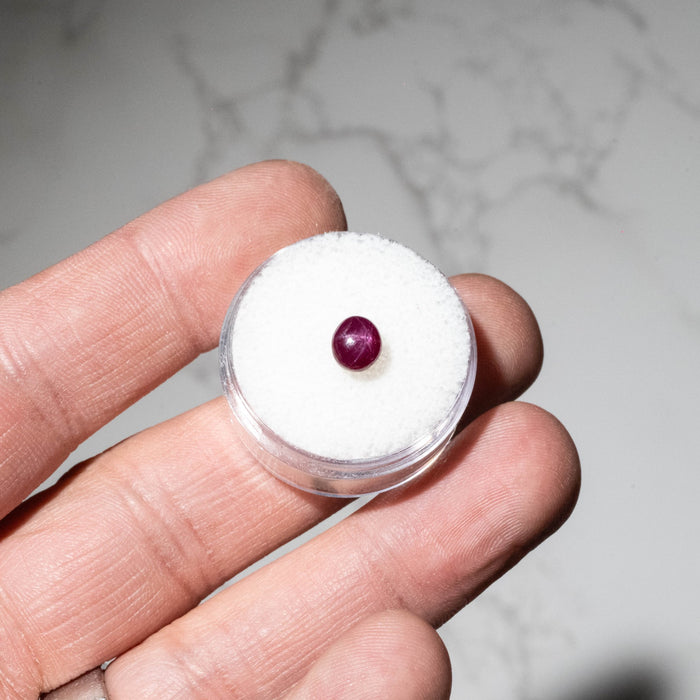 Star Ruby 2.10 ct 6x5mm - InnerVision Crystals