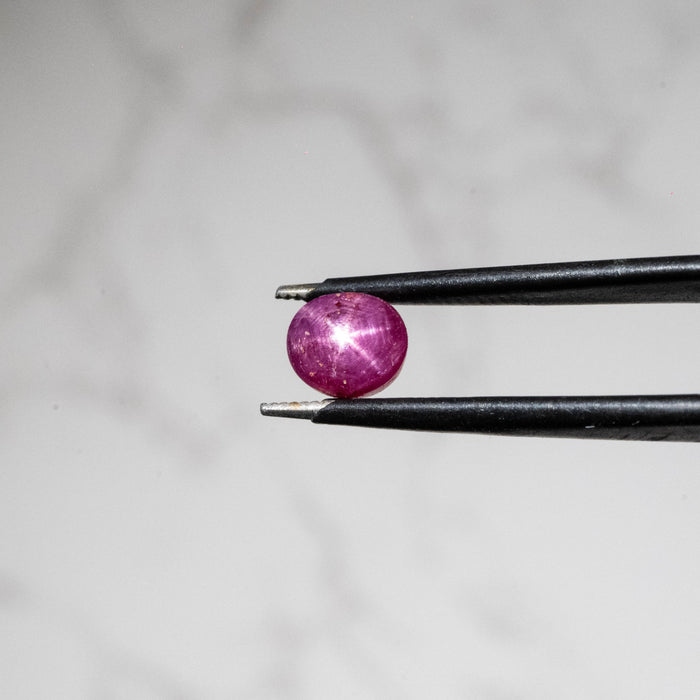 Star Ruby 2.15 ct 6x5mm - InnerVision Crystals