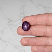 Star Ruby 27.35 ct 18x14mm - InnerVision Crystals
