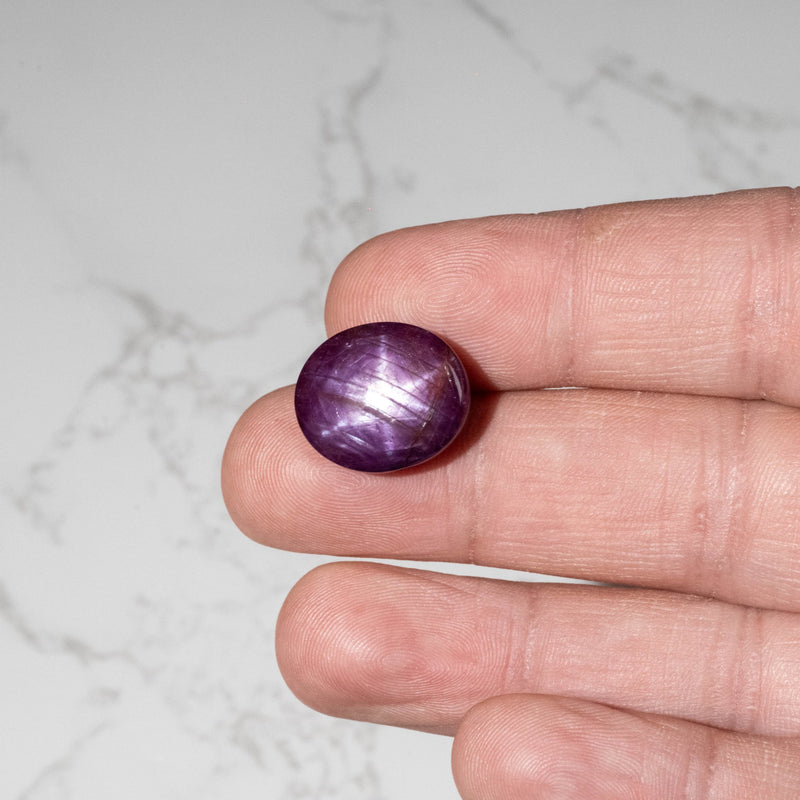 Star Ruby 34.15 ct 18x15mm - InnerVision Crystals