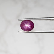 Star Ruby 3.80 ct 8x7mm - InnerVision Crystals