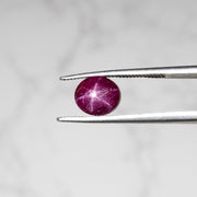 Star Ruby 4.15 ct 8x7mm - InnerVision Crystals