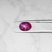 Star Ruby 4.70 ct 9x7mm - InnerVision Crystals