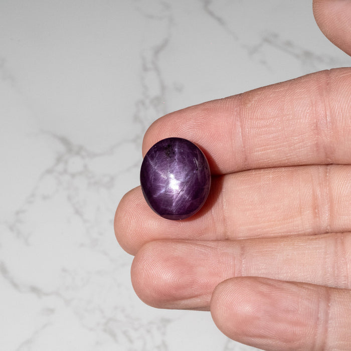 Star Ruby 47.95 ct 20x17mm - InnerVision Crystals