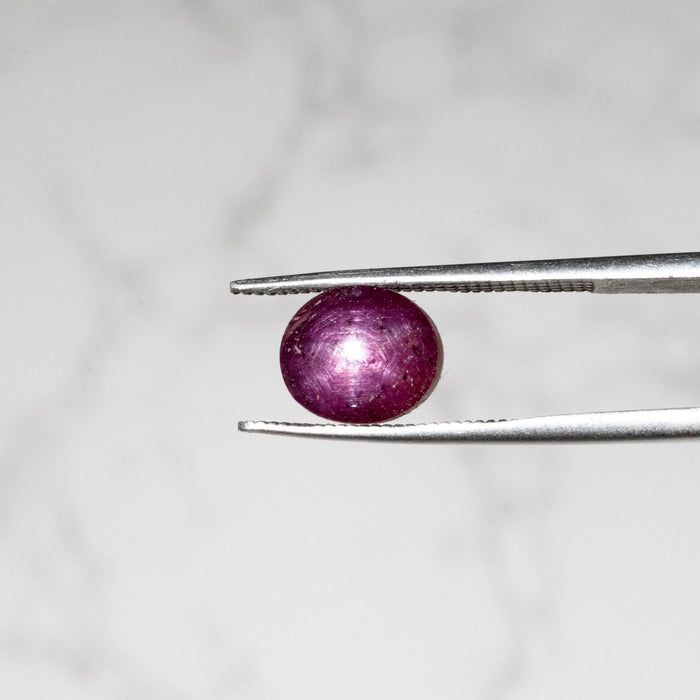 Star Ruby 5.05 ct 8x7mm - InnerVision Crystals
