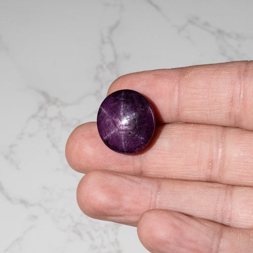 Star Ruby 55.45 ct 21x20mm - InnerVision Crystals
