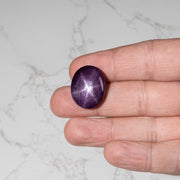 Star Ruby 60.40 ct 24x19mm - InnerVision Crystals