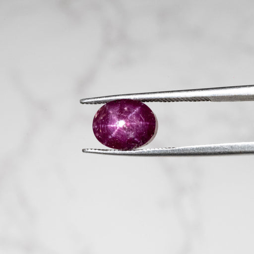 Star Ruby 6.10 ct 9x7mm - InnerVision Crystals