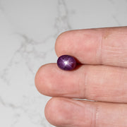 Star Ruby 6.80 ct 9x8mm - InnerVision Crystals