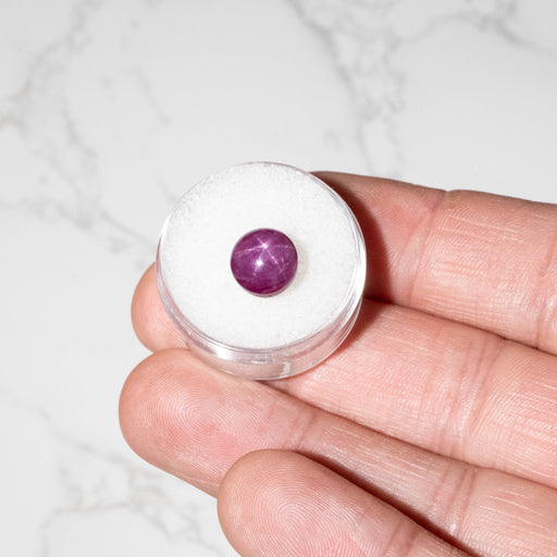 Star Ruby 7.15 ct 9.35mm - InnerVision Crystals