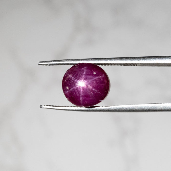 Star Ruby 8.05 ct 9x8mm - InnerVision Crystals
