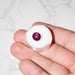 Star Ruby 8.05 ct 9x8mm - InnerVision Crystals