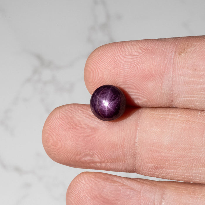 Star Ruby 8.25 ct 9.85mm - InnerVision Crystals