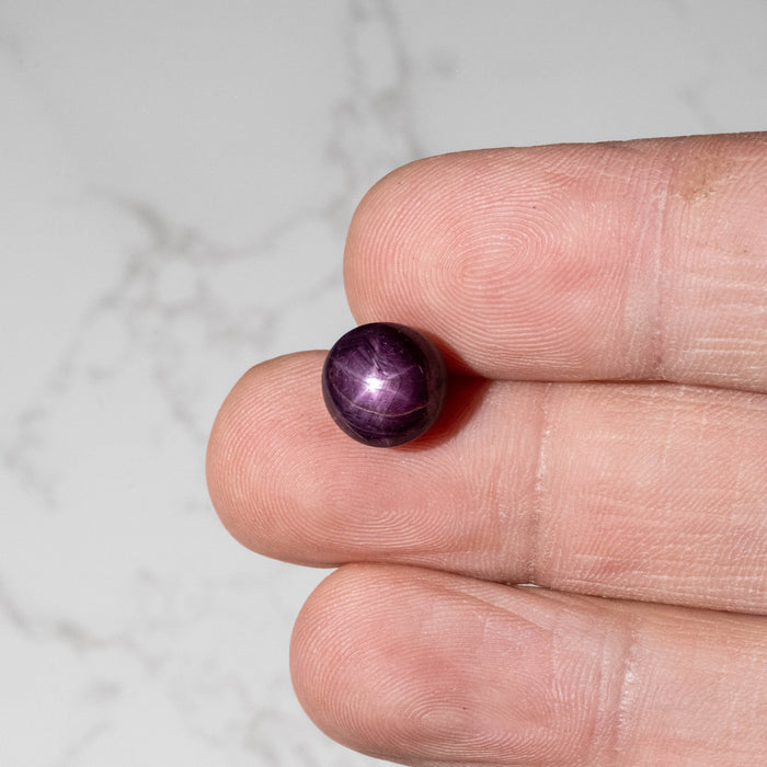 Star Ruby 8.25 ct 9.85mm - InnerVision Crystals