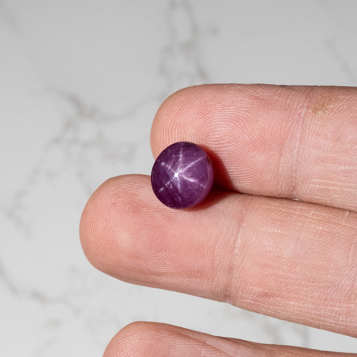 Star Ruby 9.50 ct 11x10mm - InnerVision Crystals