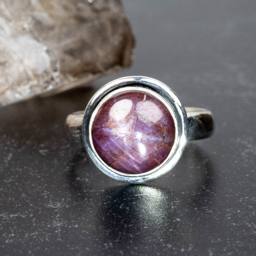 Star Ruby Ring 11mm Size 9 - InnerVision Crystals
