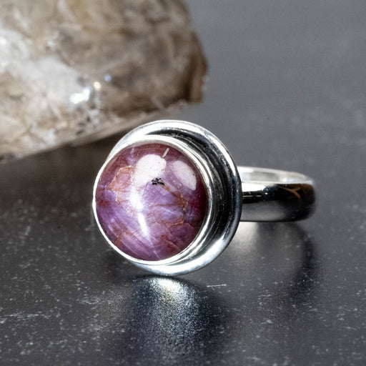 Star Ruby Ring 11mm Size 9 - InnerVision Crystals