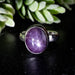 Star Ruby Ring 11x9mm Size 4 - InnerVision Crystals