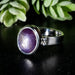 Star Ruby Ring 11x9mm Size 7 - InnerVision Crystals